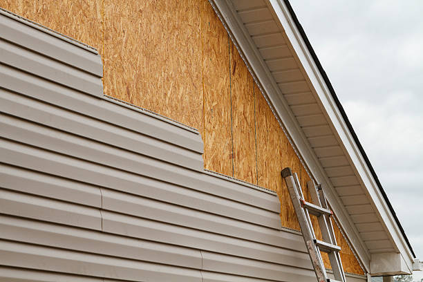 Professional Siding Replacement technician working in Central, TN